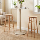 29" Swivel Bar Stools Set of 2 with Footrests