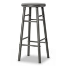 29" Swivel Bar Stools Set of 2 with Footrests