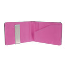 Unisex PU Leather Wallet RFID Blocking Slim Bifold Credit Card Holder with Money Clip