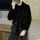 Mink Coat Men's Winter Fur Trend