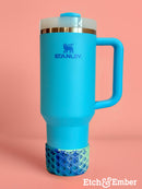 Coastal Teal WAFFLE Tumbler Boot -fits 20-40oz