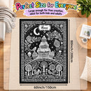 Cupcake Doodle Blanket, Double-Sided Oxford Fabric And Flannel Designs