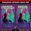 [2 PACK] Amazing Spider-Man #69 Unknown Comic Nathan Szerdy Exclusive Var (03/12/2025)