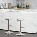 Modern Swivel Adjustable Height Bar Stool with Footrest for Pub Bistro Kitchen Dining