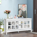 50 Inch Modern Wood Large TV Stand Entertainment Center for TV