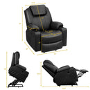 Electric Power Lift Leather Massage Sofa