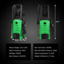 3500PSI Electric Pressure Washer with Wheels
