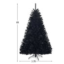 6 Feet Hinged Artificial Halloween Christmas Tree