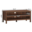 3-Tier TV Stand Console Cabinet for TV's up to 45 Inch with Storage Shelves