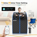 Portable Personal Steam Sauna Spa with 3L Blast-proof Steamer Chair