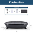 Mini Vibration Body Fitness Platform with Loop Bands