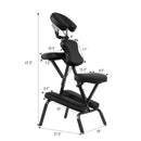 PU Leather Pad Travel Massage Chair with