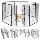 8 Metal Panel Heavy Duty Pet Playpen Dog Fence with Door-40 Inch