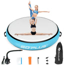 40 Inch Inflatable Round Gymnastic Mat with Electric Pump
