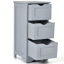 Bathroom Floor Freestanding Storage Organizer with 3 Drawers