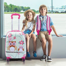 Kids Luggage Set 12" & 16" with Backpack - Green Astronaut