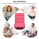 5-Position Folding Floor Gaming Chair
