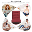 5-Position Folding Floor Gaming Chair