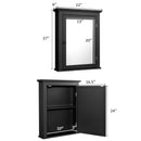 Bathroom Wall Mounted Storage Mirror Medicine Cabinet