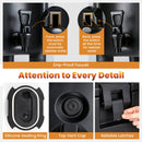 2.6 Gal Insulated Beverage Dispenser with Handles and Two-Stage Faucet