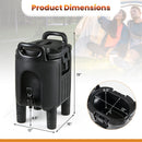 2.6 Gal Insulated Beverage Dispensers Set of 3 with Handles