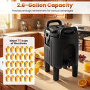 2.6 Gal Insulated Beverage Dispensers Set of 3 with Handles