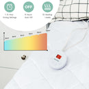 Auto Shut Off Heated Electric Mattress Pad with Dual Controller-Queen Size