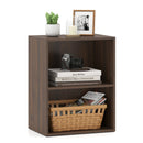 2-Cube Bookshelf with Adjustable Shelf - Dark Walnut