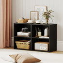 2-Cube Bookcase Set of 2 Floor Standing Open Bookshelf w/ 5-Position Adjustable Shelf