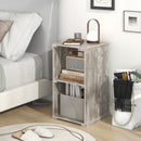 2-Cube Storage Shelf with Open Back and 3-Tier Shelf