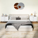 2-Drawer Dresser Modern Wooden Nightstand Set of 2-White