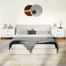 2-Drawer Dresser Modern Wooden Nightstand Set of 2-White