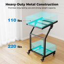 2 Layer Professional Audio Rack Mount with Adjustable Crossbars