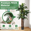 2 Pack Artificial Palm Tree 6.3 ft Tall with Adjustable Leaves