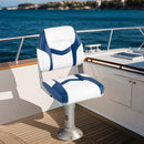 2-Pack Boat Seats with Fixing Bolts and Hinges