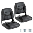 2-Pack Boat Seats with Fixing Bolts and Hinges
