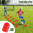 Portable Soccer Goals Set 4x3 FT with Training Accessories