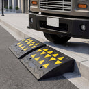 2 Pcs Driveway Threshold Ramps with 5/6 Inch Rise for Medium Trucks