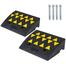2 Pcs Driveway Threshold Ramps with 5/6 Inch Rise for Medium Trucks