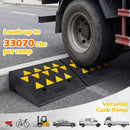 2 Pcs Driveway Threshold Ramps with 5/6 Inch Rise for Medium Trucks