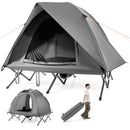 2-Person Camping Cot Tent Foldable Off-Ground Camping Combo for Adults