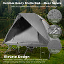 2-Person Camping Cot Tent Foldable Off-Ground Camping Combo for Adults