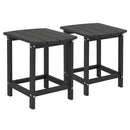 18-Inch Adirondack Side Table Set of 2 for Patio