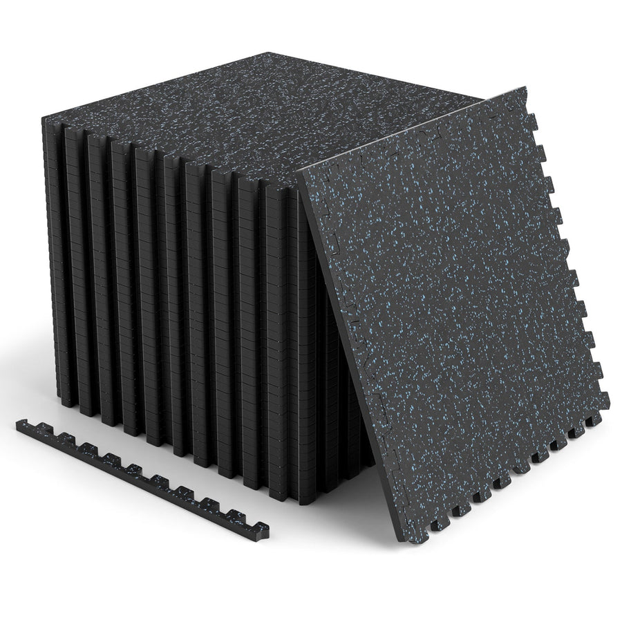 Interlocking Foam Floor Tiles 48 Sq Ft with Borders