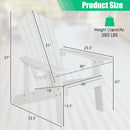Adirondack Chair Set - Adult & Kids Pair for Patio