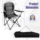 Folding Camping Chairs for Adults with Cup Holders (2-Pack)
