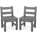 2 Pieces Kids Learning Chair set with Backrest