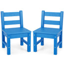 2 Pieces Kids Learning Chair set with Backrest