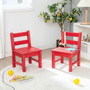 2 Pieces Kids Learning Chair set with Backrest