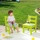 2 Pieces Kids Learning Chair set with Backrest